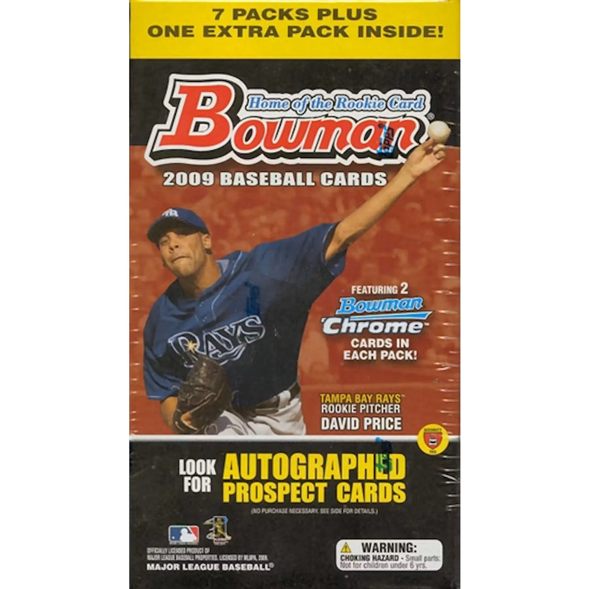 2009 Bowman Baseball Blaster Box | 7 Packs + Bonus (Ships Sealed Only) | P6052981