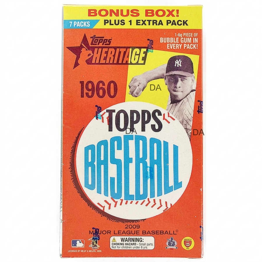 2009 Topps Heritage Baseball 8-Pack Blaster Box (Ships Sealed Only) | P6052984