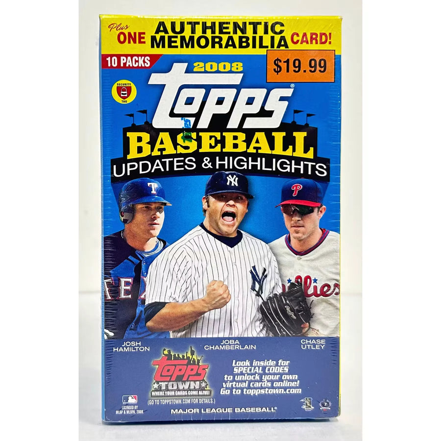 2008 Topps Updates & Highlights Baseball 10-Pack Blaster Box | P6052991