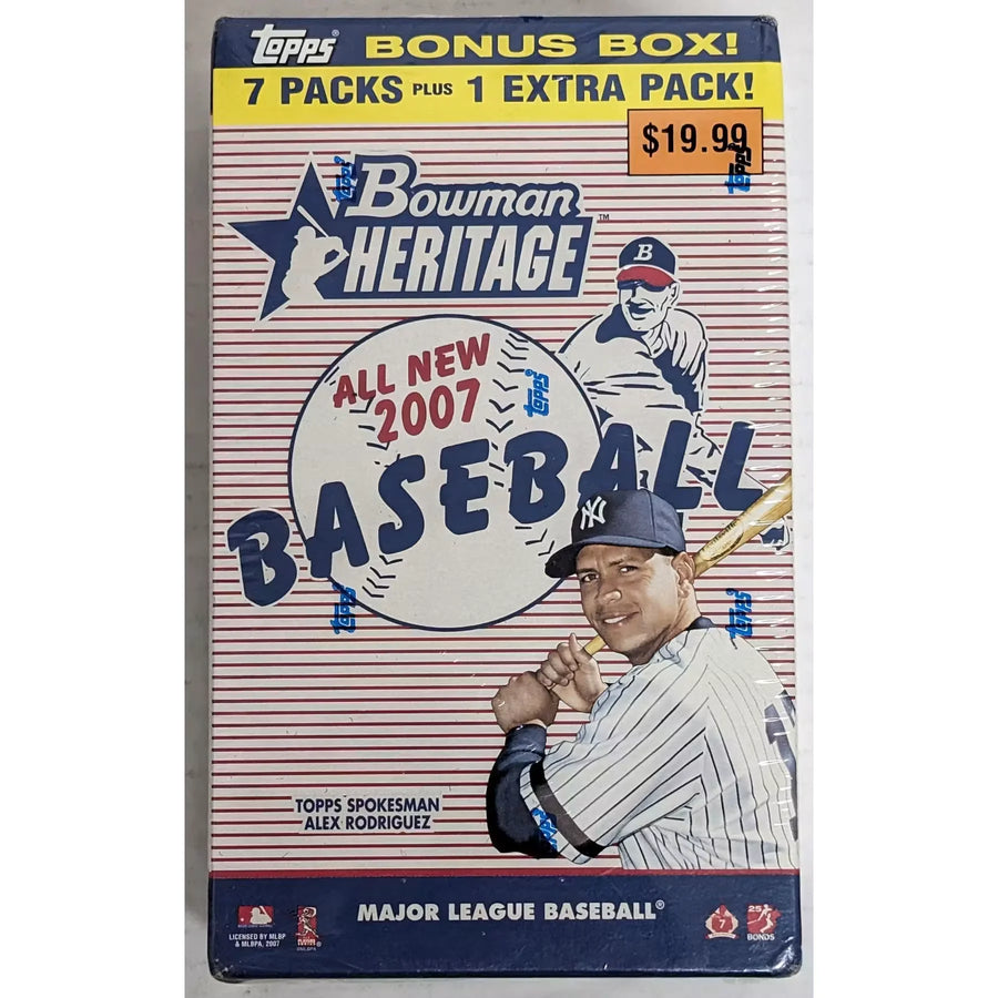 2007 Bowman Heritage Baseball 8-Pack Blaster Box (Ships Sealed Only) | P6052994