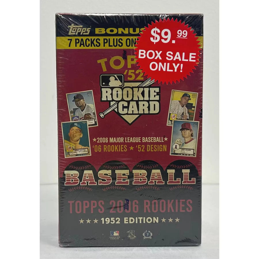 2006 Topps Rookies 1952 Edition Baseball Blaster Box | 8 Packs | P6053000