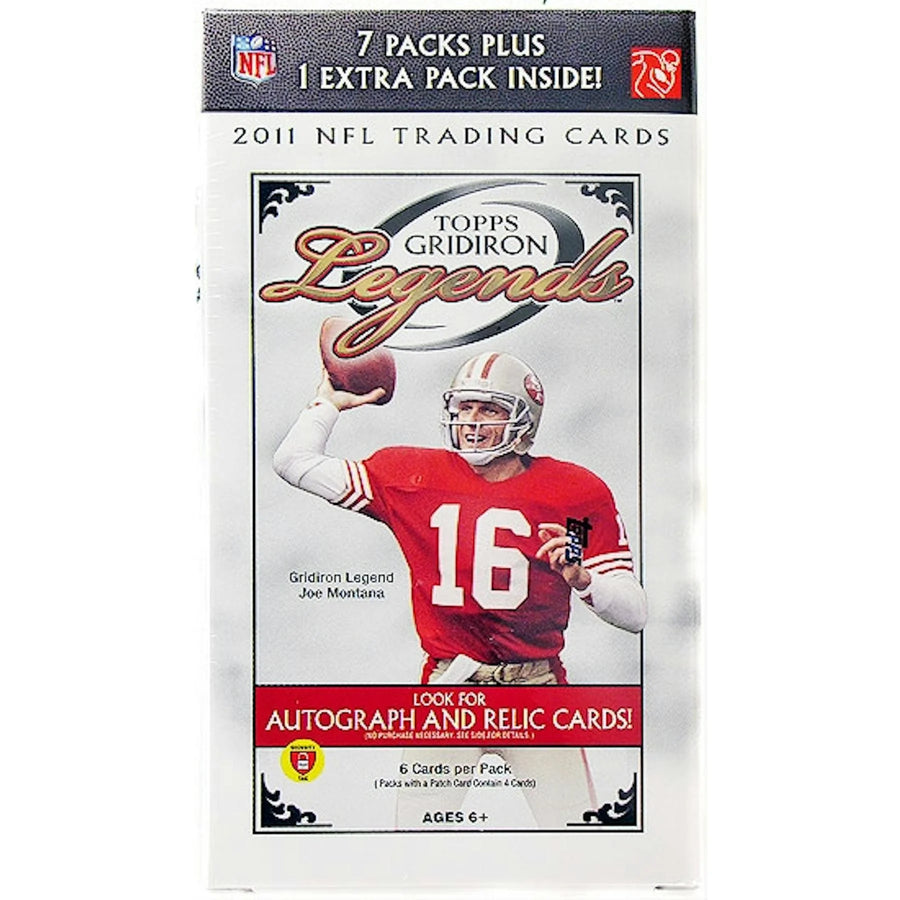 2011 Topps Gridiron Legends Football 8-Pack Blaster Box (Ships Sealed Only) | P6053374