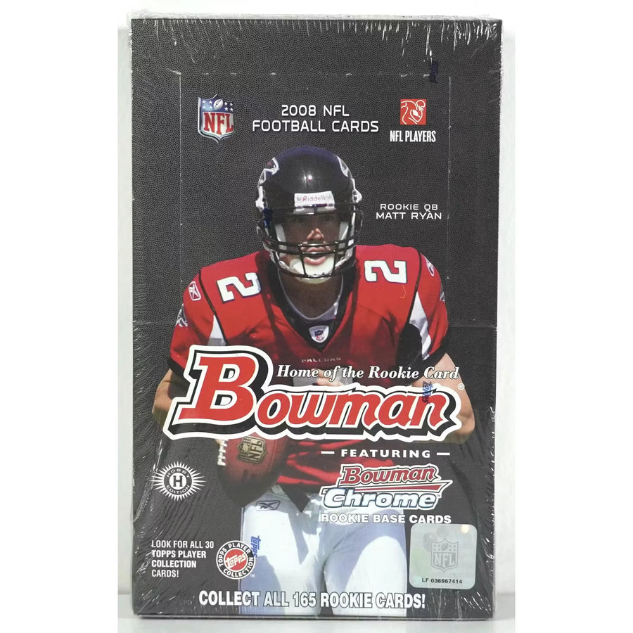 2008 Bowman Football Hobby Box | 24 Packs (Ships Sealed Only) | P6053379