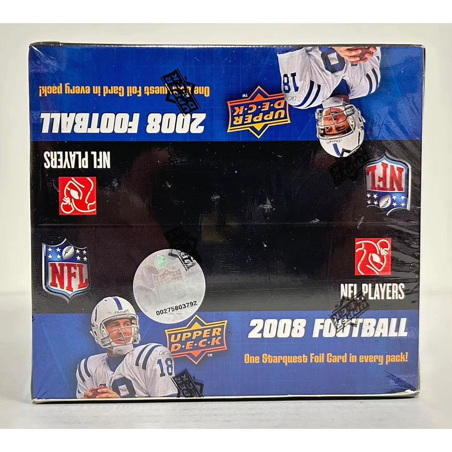 2008 Upper Deck Football 24-Pack Box | 18 Cards Per Pack (Ships Sealed Only) | P6053381