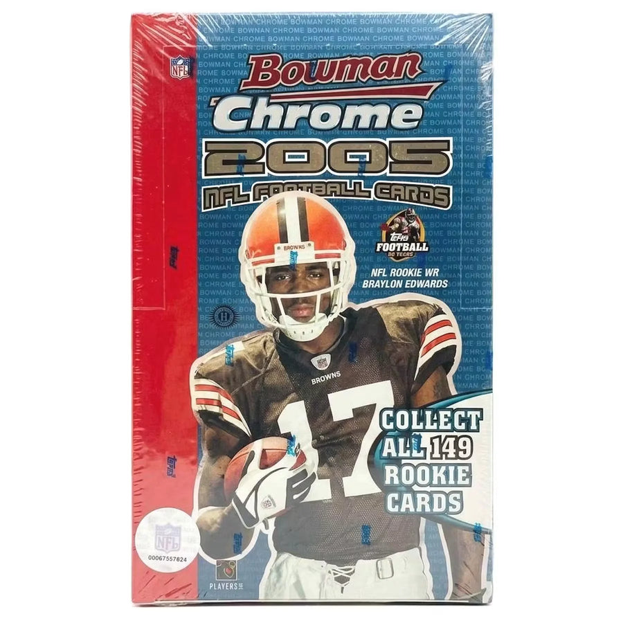 2005 Bowman Chrome Football Hobby Box (Ships Sealed Only) | P6053388
