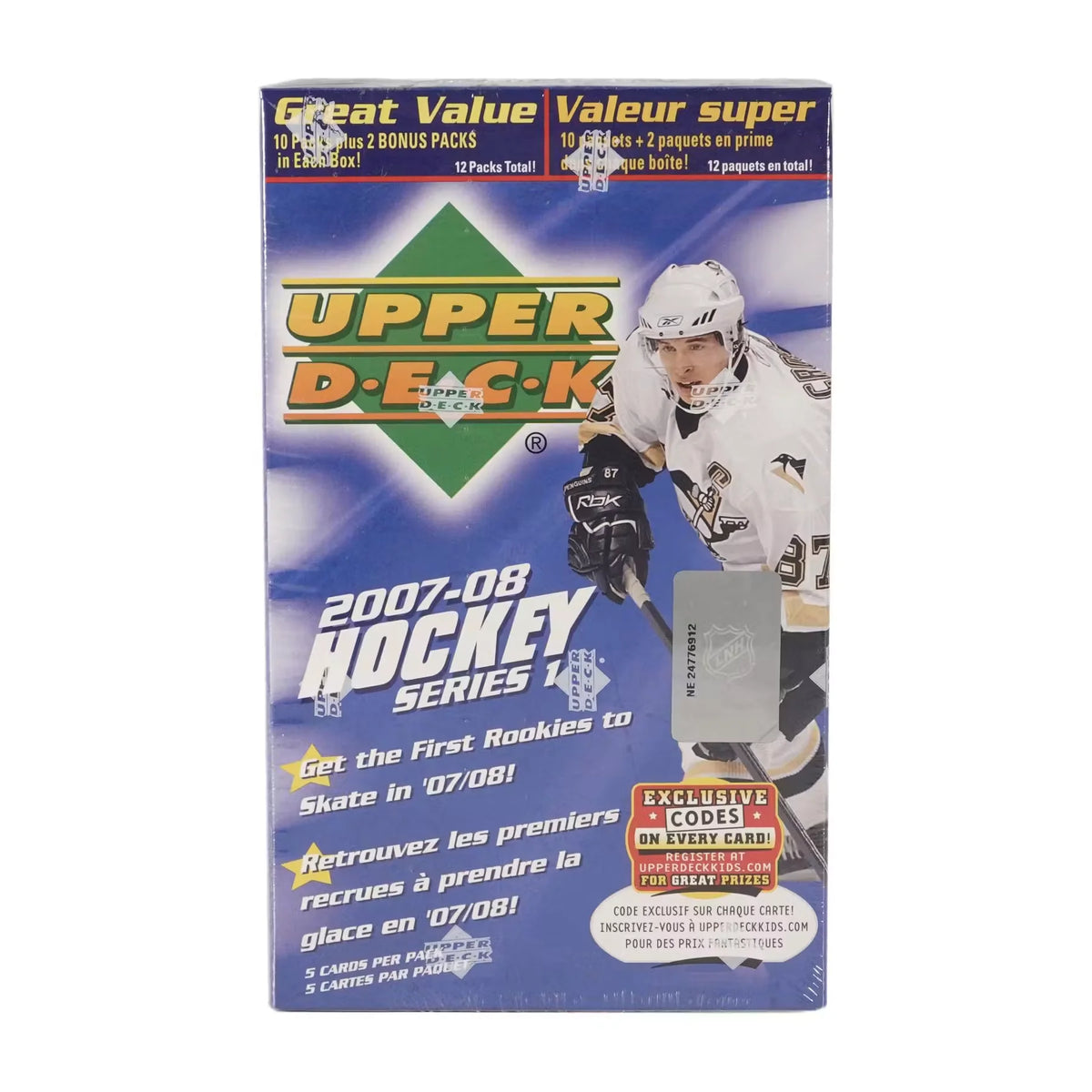 2007-08 Upper Deck Series 1 Hockey 12-Pack Blaster Box (Ships Sealed Only) | P6053582