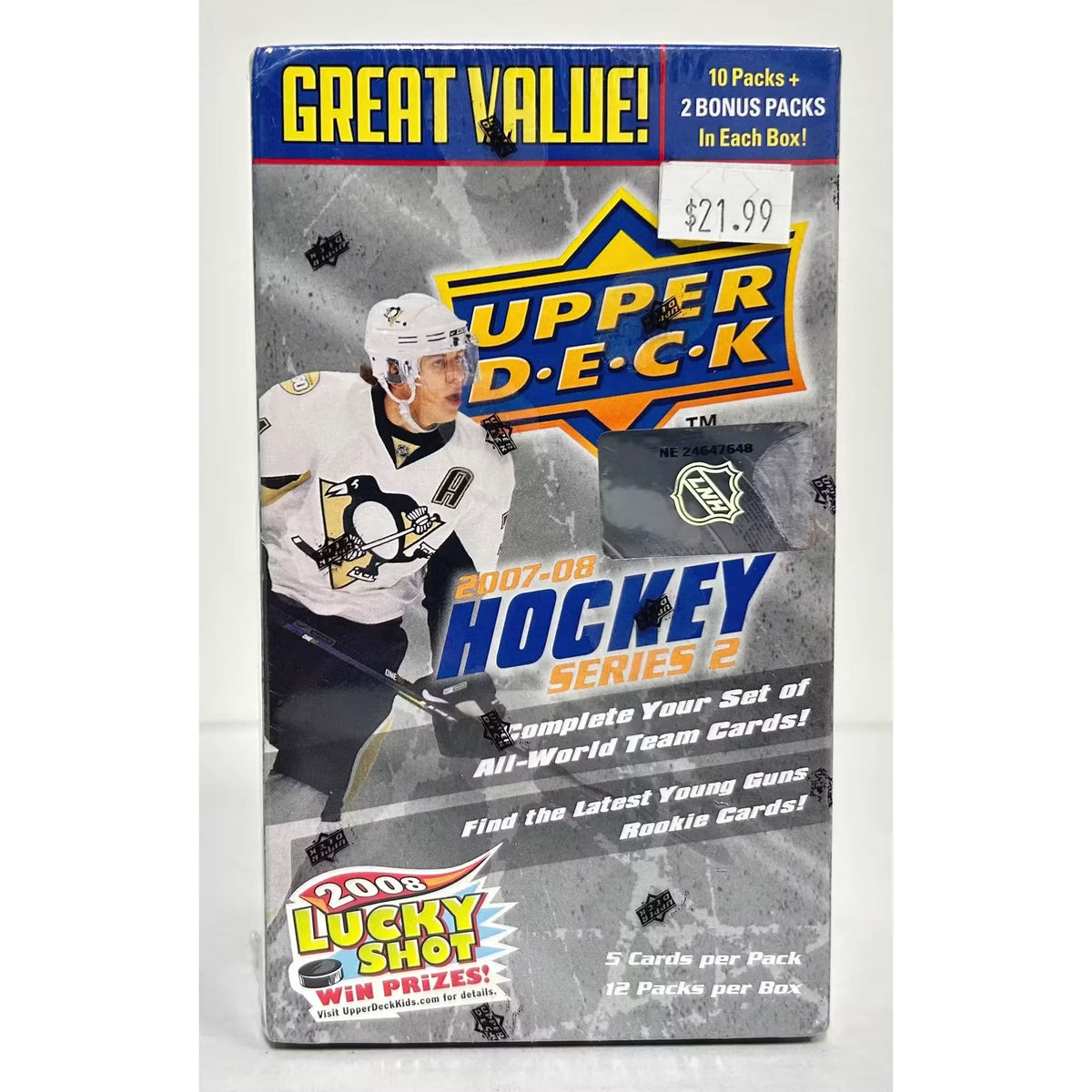 2007-08 Upper Deck Series 2 Hockey 12-Pack Box (Ships Sealed Only) | P6053583