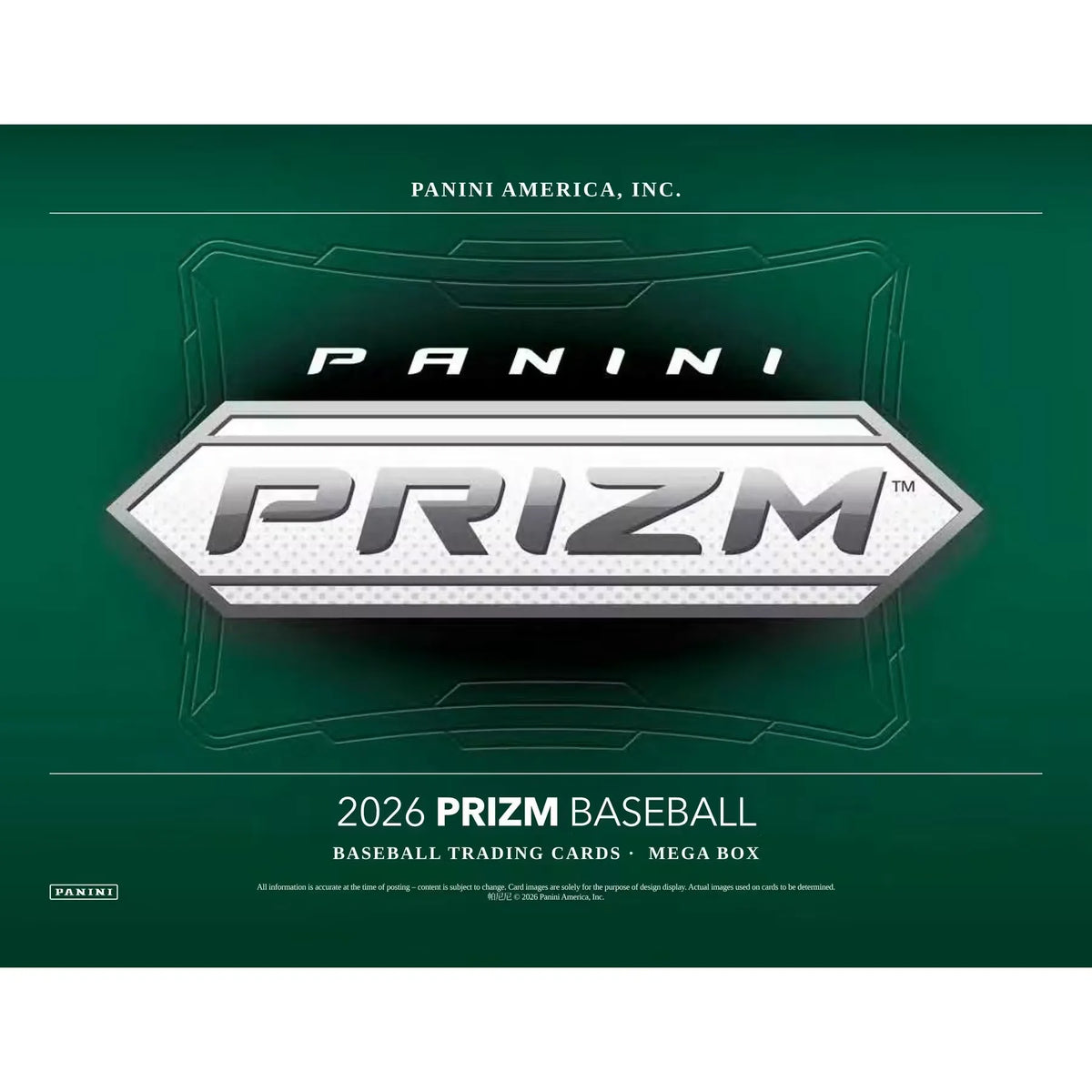 2026 Panini Prizm Baseball Mega Box | Pink Ice Prizms (Ships Sealed Only) | P6053864