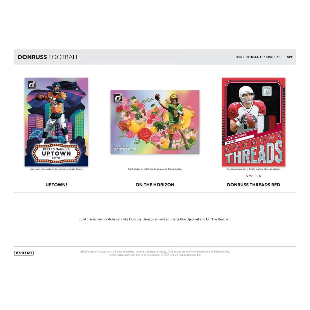 2026 Panini Donruss Football Blaster Box | Presell (Ships Sealed Only) | P6053907