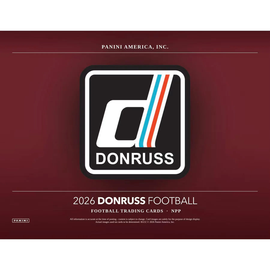 2026 Panini Donruss Football Mega Box | Presell (Ships Sealed Only) | P6053910