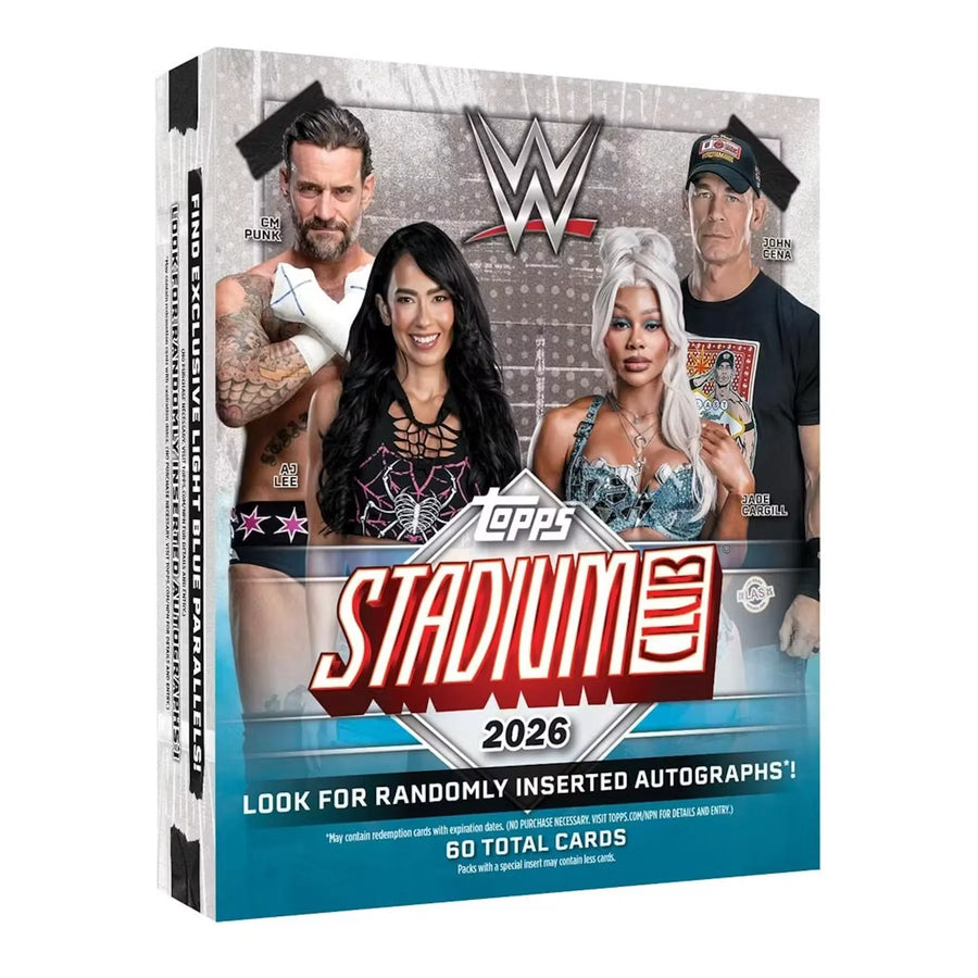 2026 Topps Stadium Club WWE Wrestling Mega Box | Presell (Ships Sealed Only) | P6053954