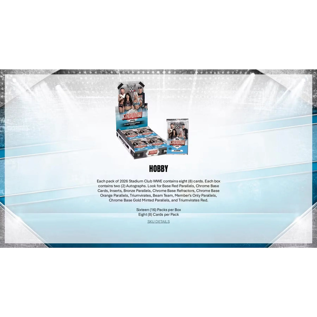 2026 Topps Stadium Club WWE Wrestling Mega Box | Presell (Ships Sealed Only) | P6053954