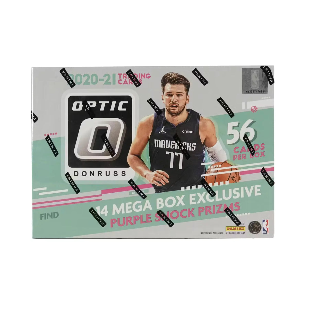 2020-21 Panini Donruss Optic Basketball Mega 56-Card Box | Purple Shock | P6054427