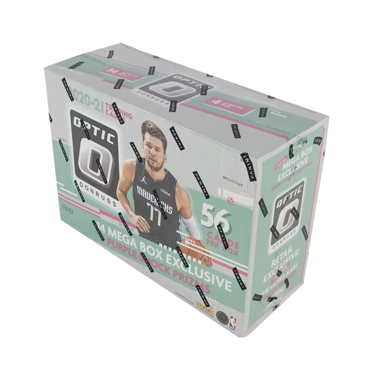 2020-21 Panini Donruss Optic Basketball Mega 56-Card Box | Purple Shock | P6054427