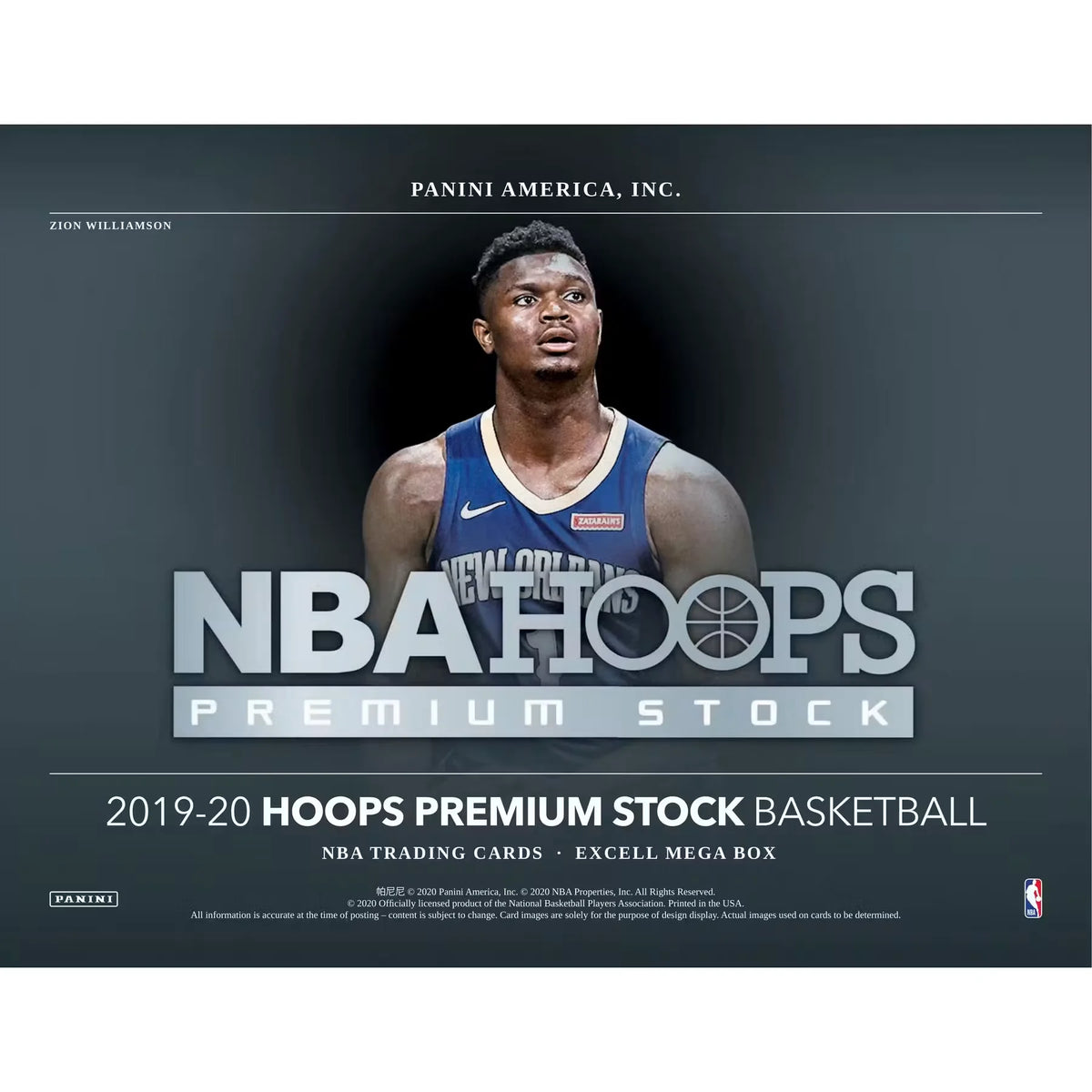 2019-20 Panini Hoops Premium Stock Basketball Mega Box (64 Cards) (Green Ice) | P6054437