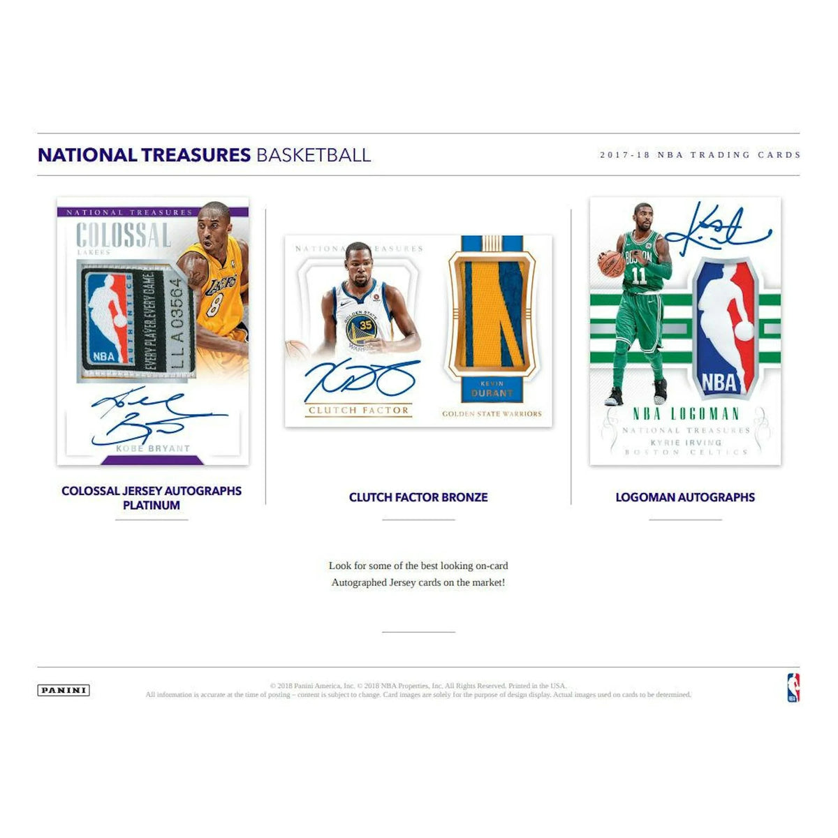2017-18 Panini National Treasures Basketball Hobby Box (Ships Sealed Only) | P6054447