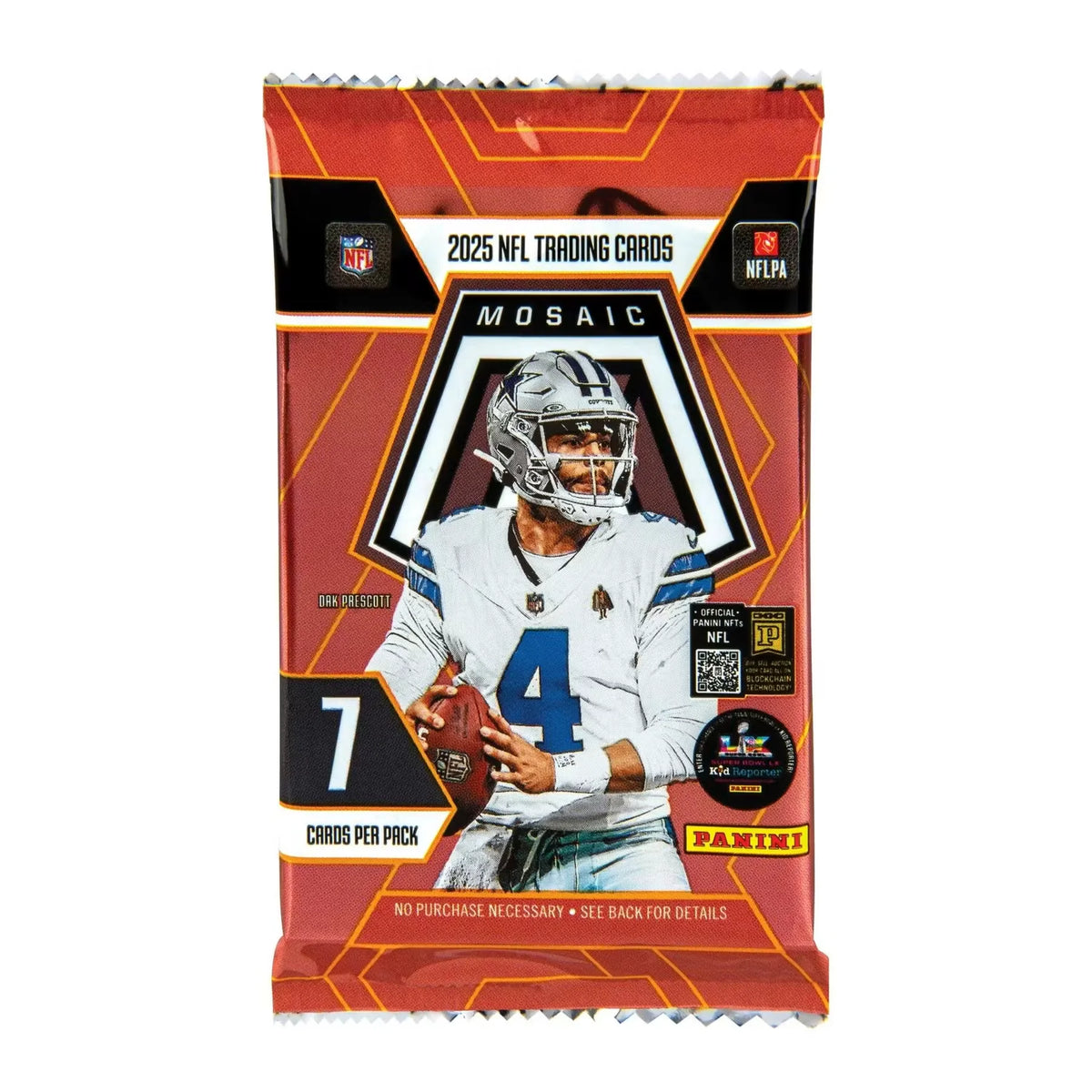 2025 Panini Mosaic Football Mega Box (Reactive Blue Parallels!) - D | P6054726