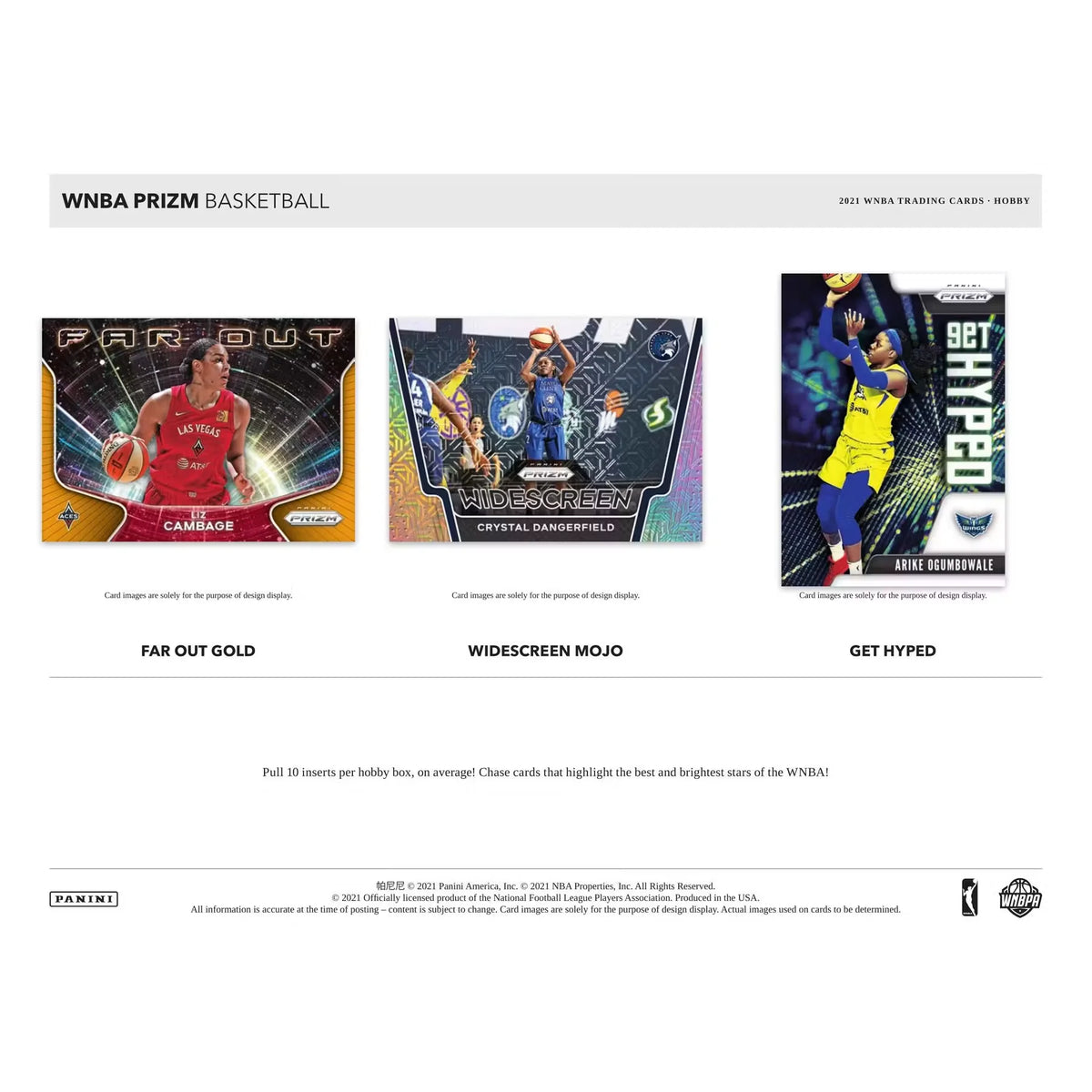 2021 Panini Prizm WNBA Basketball Hobby Box (Ships Sealed Only) - D2 | P6135146