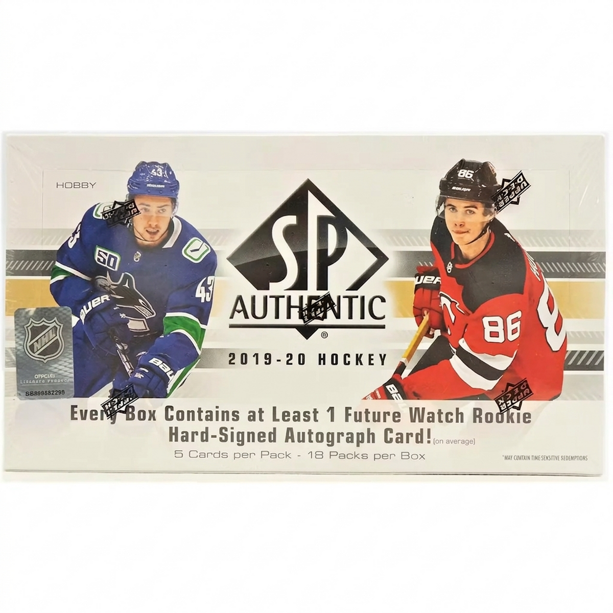2019-20 Upper Deck SP Authentic Hockey Hobby Box (Ships Sealed Only) | P6135504