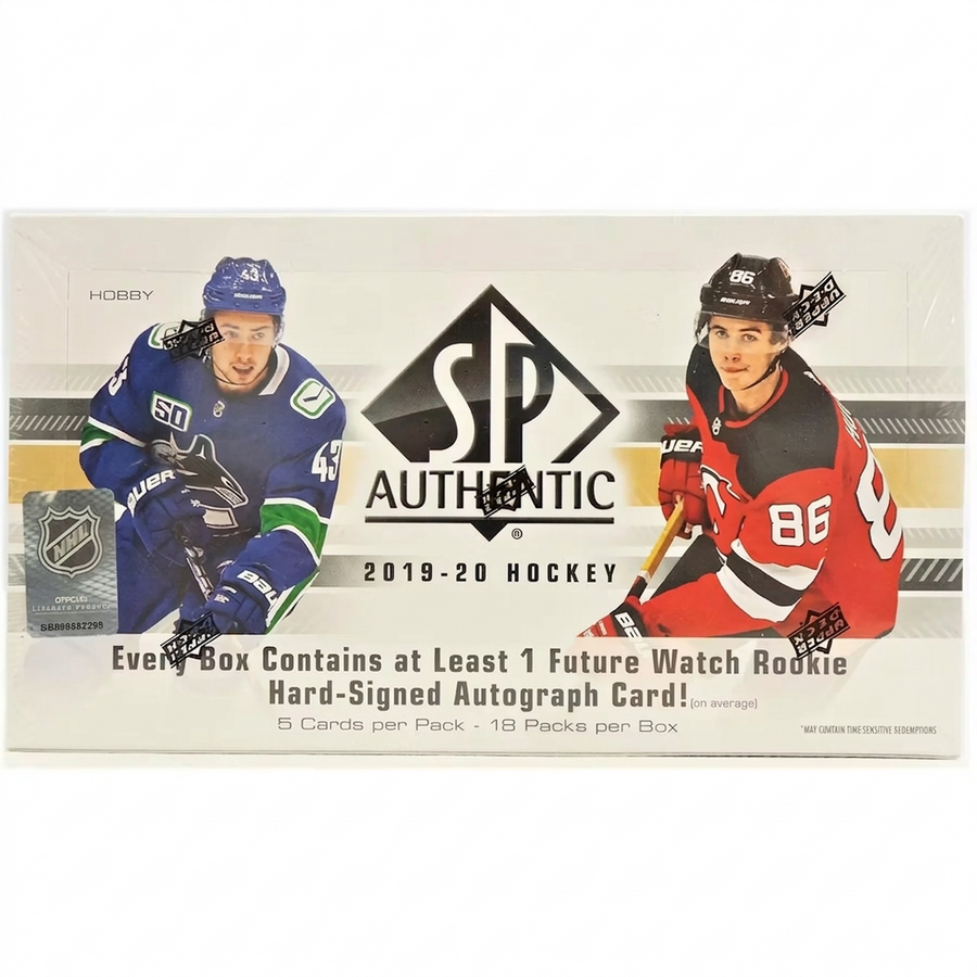 2019-20 Upper Deck SP Authentic Hockey Hobby Box (Ships Sealed Only) | P6135504