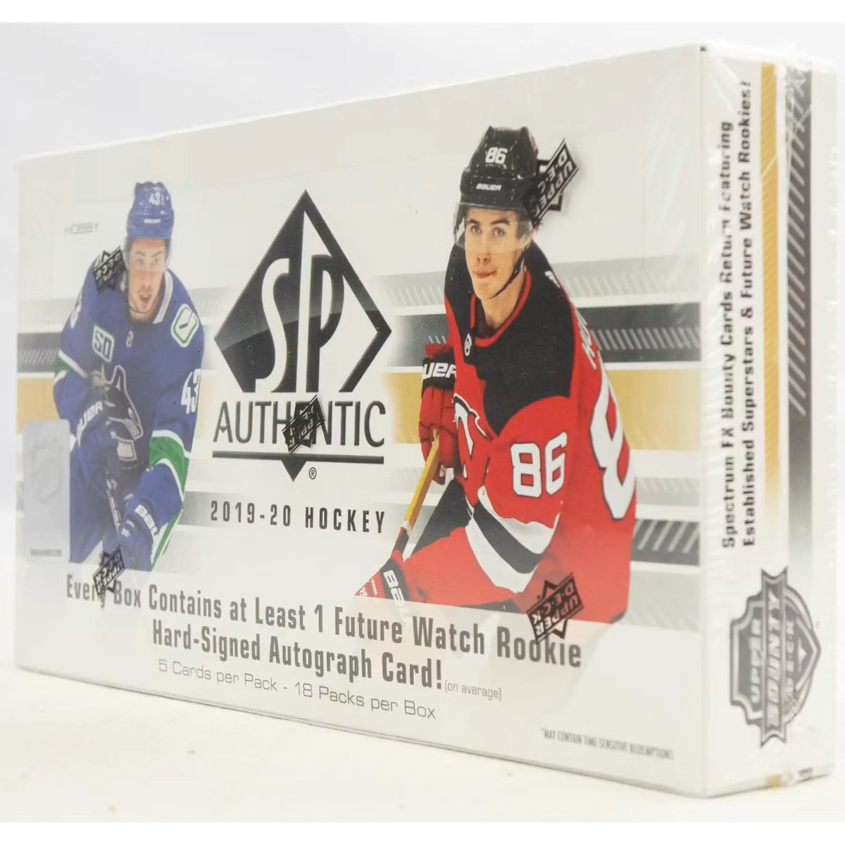 2019-20 Upper Deck SP Authentic Hockey Hobby Box (Ships Sealed Only) | P6135504