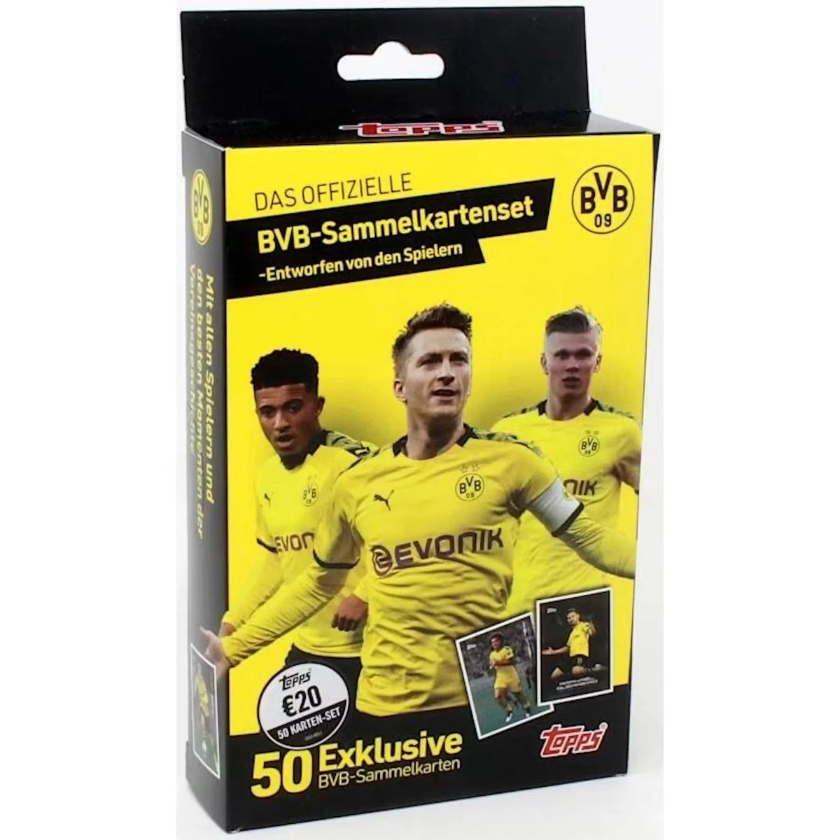 2020 Topps BVB Dortmund Soccer 50-Card Hanger Set Box (Haaland Rookie) | P6135645