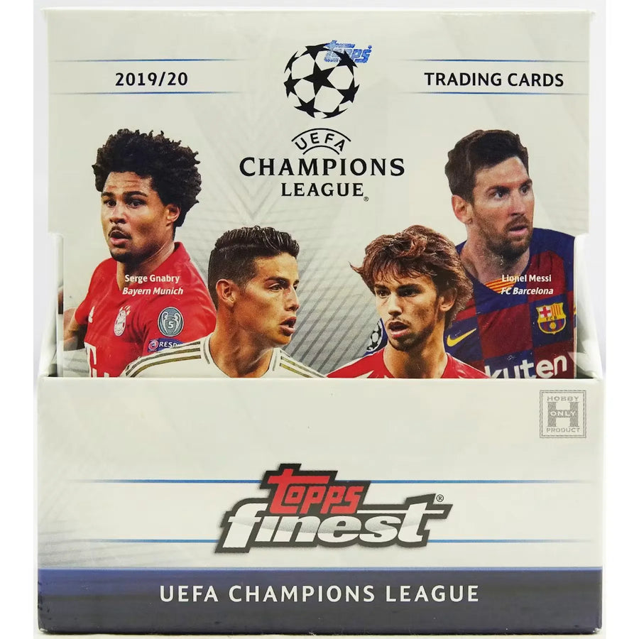 2019-20 Topps Finest UEFA Champions League Soccer Hobby Box - D | P6135660