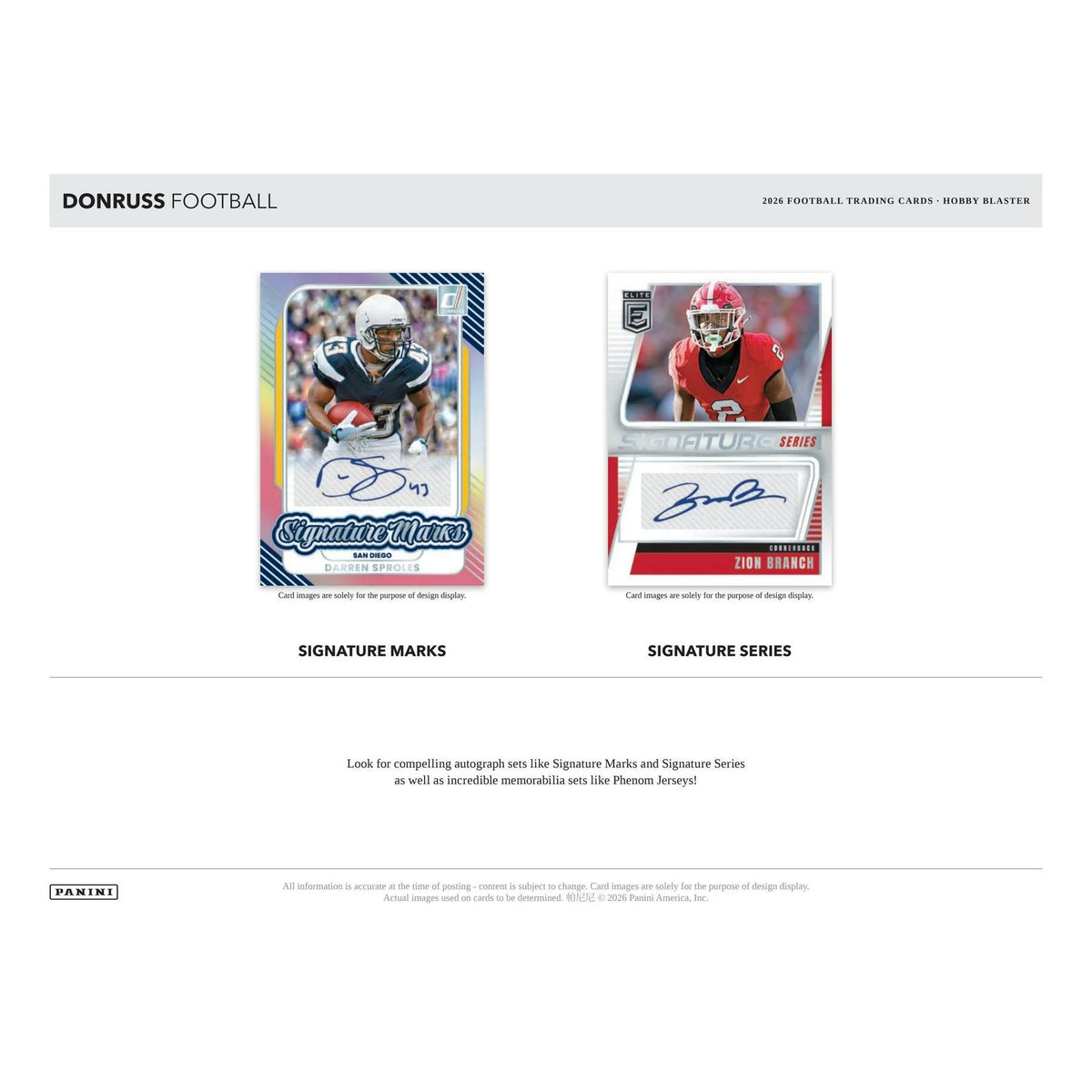2026 Panini Donruss Football Blaster Hobby Box | Presell (Ships Sealed Only) | P6135888