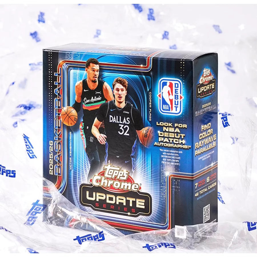 2025-26 Topps Chrome Update Series Basketball Mega Box | No Shrink Wrap | P6136279