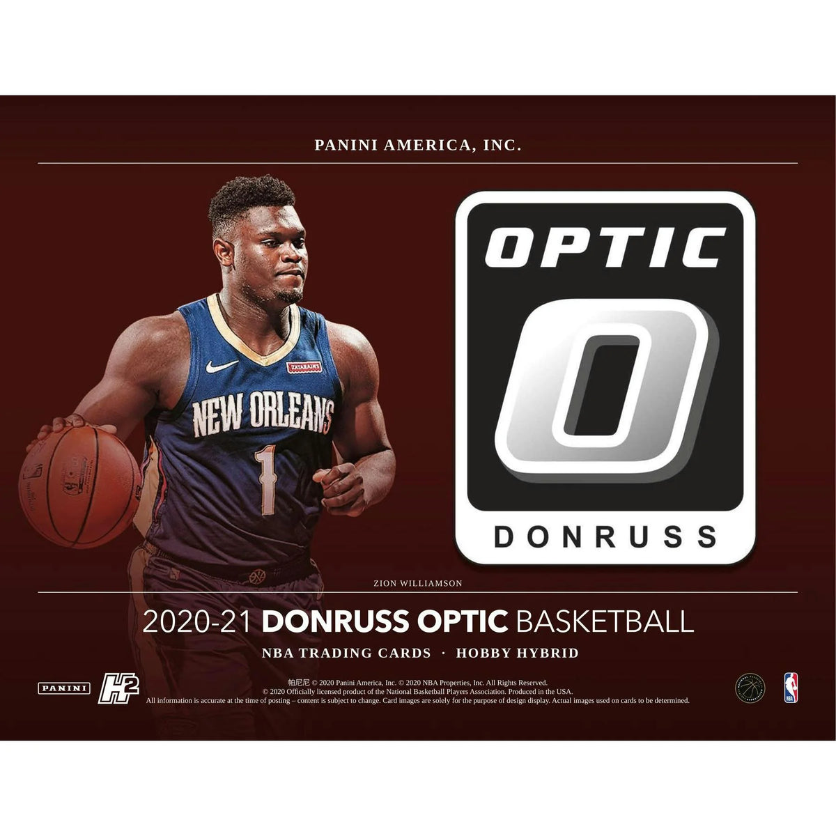 2020-21 Panini Donruss Optic Basketball H2 Hobby Hybrid Box - D | P6136384
