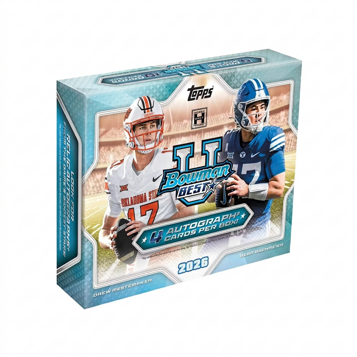 2026 Bowman University Best Football Hobby Box | Presell (Ships Sealed Only) | P6571965