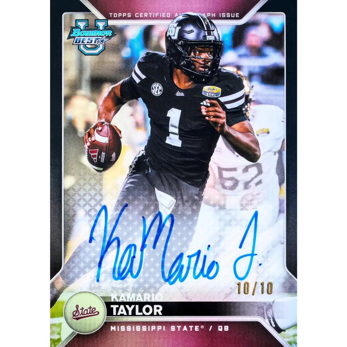2026 Bowman University Best Football Hobby Box | Presell (Ships Sealed Only) | P6571965