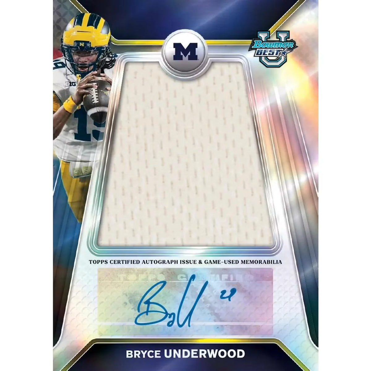2026 Bowman University Best Football Hobby Box | Presell (Ships Sealed Only) | P6571965