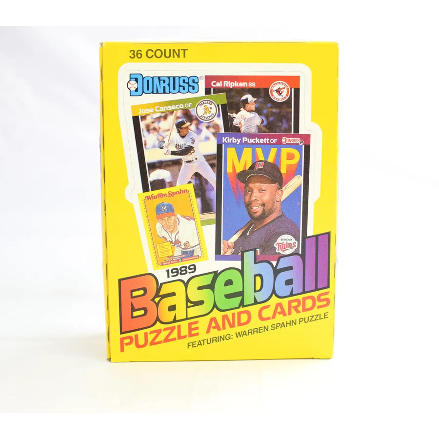 1989 Donruss Baseball Wax Box | Griffey Jr. Rookie Chase (Ships Sealed Only) | P6572753