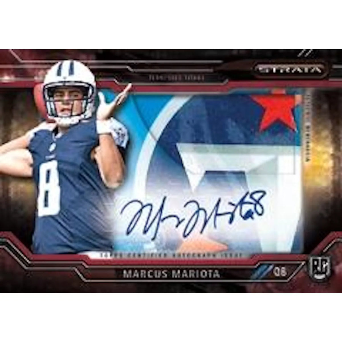 2015 Topps Strata Football Hobby Box - D | P6573082