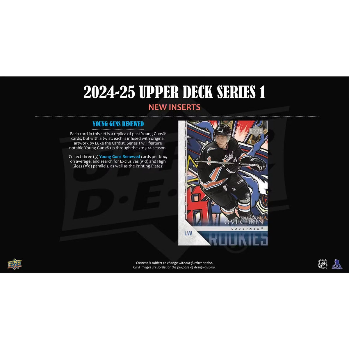 2024-25 Upper Deck Series 1 Hockey Hobby Box (Ships Sealed Only) - D | P6573244
