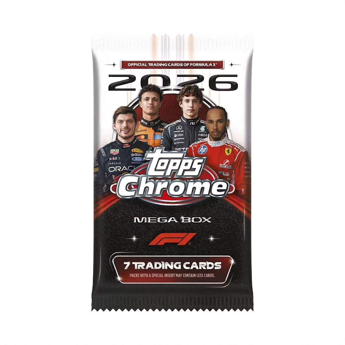 2026 Topps Chrome Formula 1 Mega Box | Racing Cards Presell (Ships Sealed Only) | P6573644
