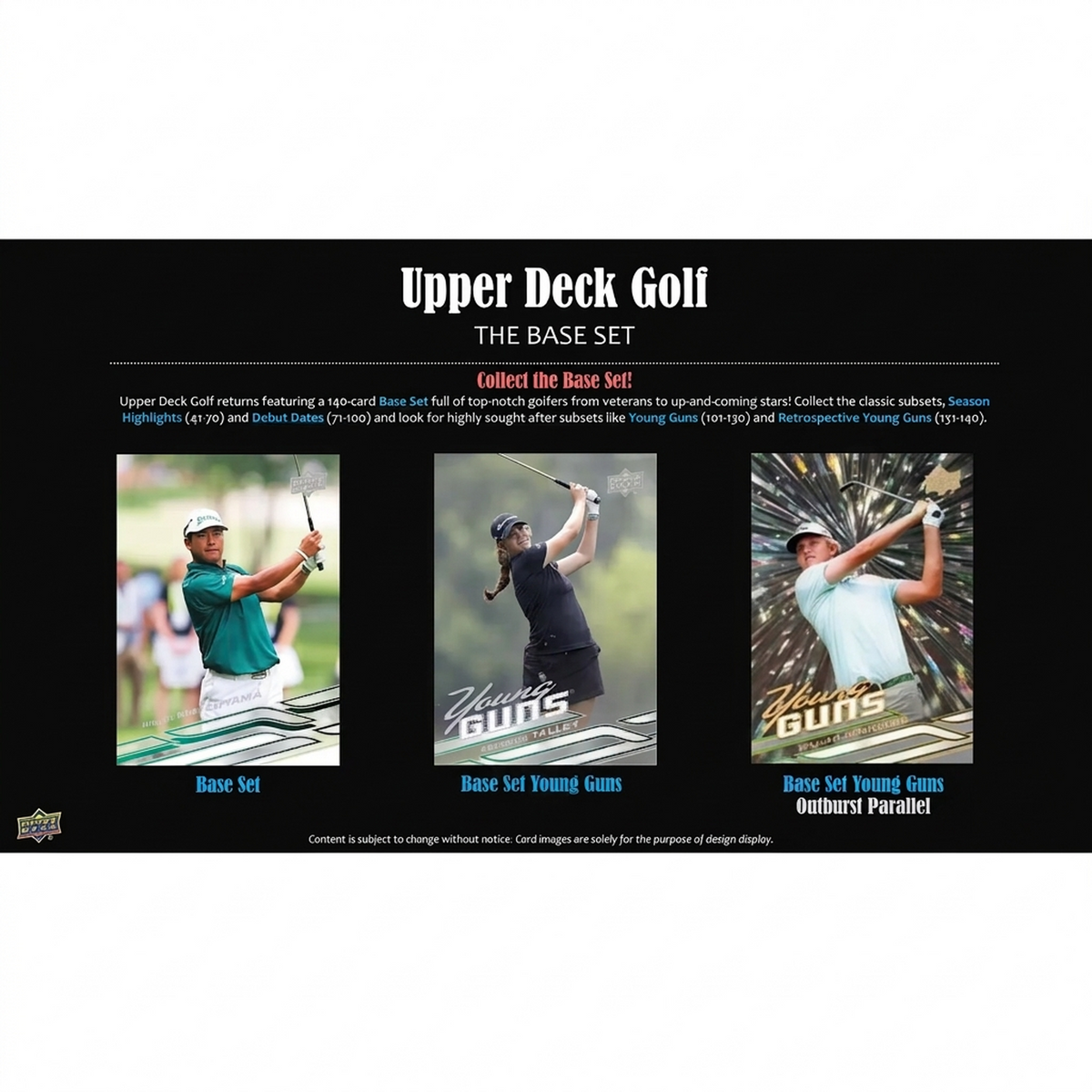 2027 Upper Deck Golf Blaster Box | Young Guns Rookies (Ships Sealed Only) | P6573670
