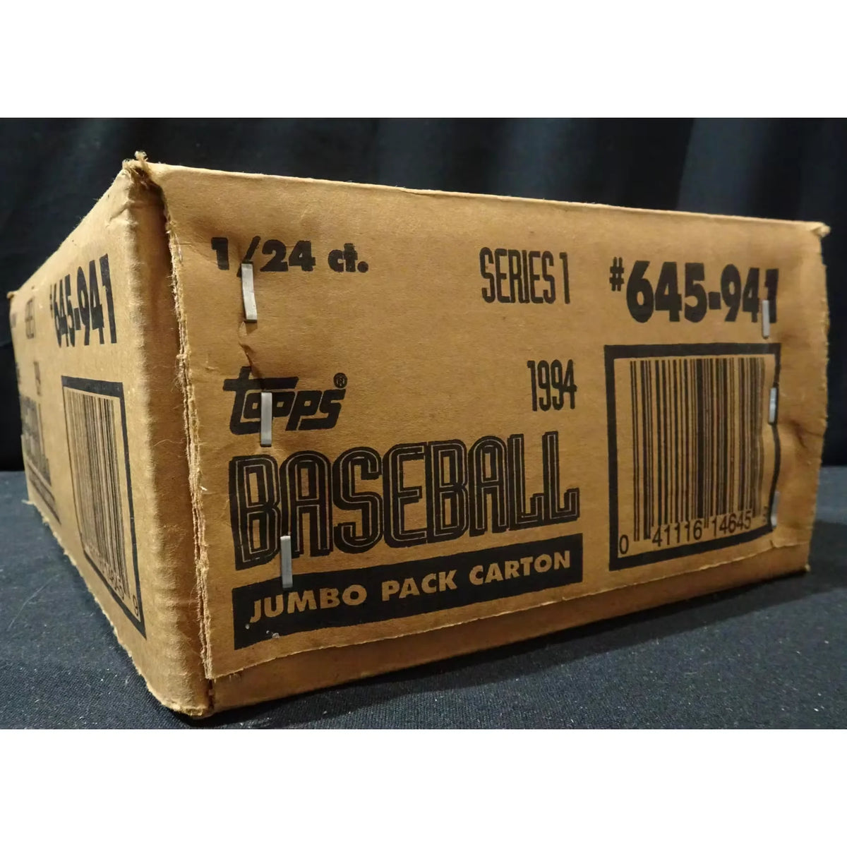 1994 Topps Series 1 Baseball Jumbo Pack Carton Box | Opened (Ships Sealed Only) | P6574016