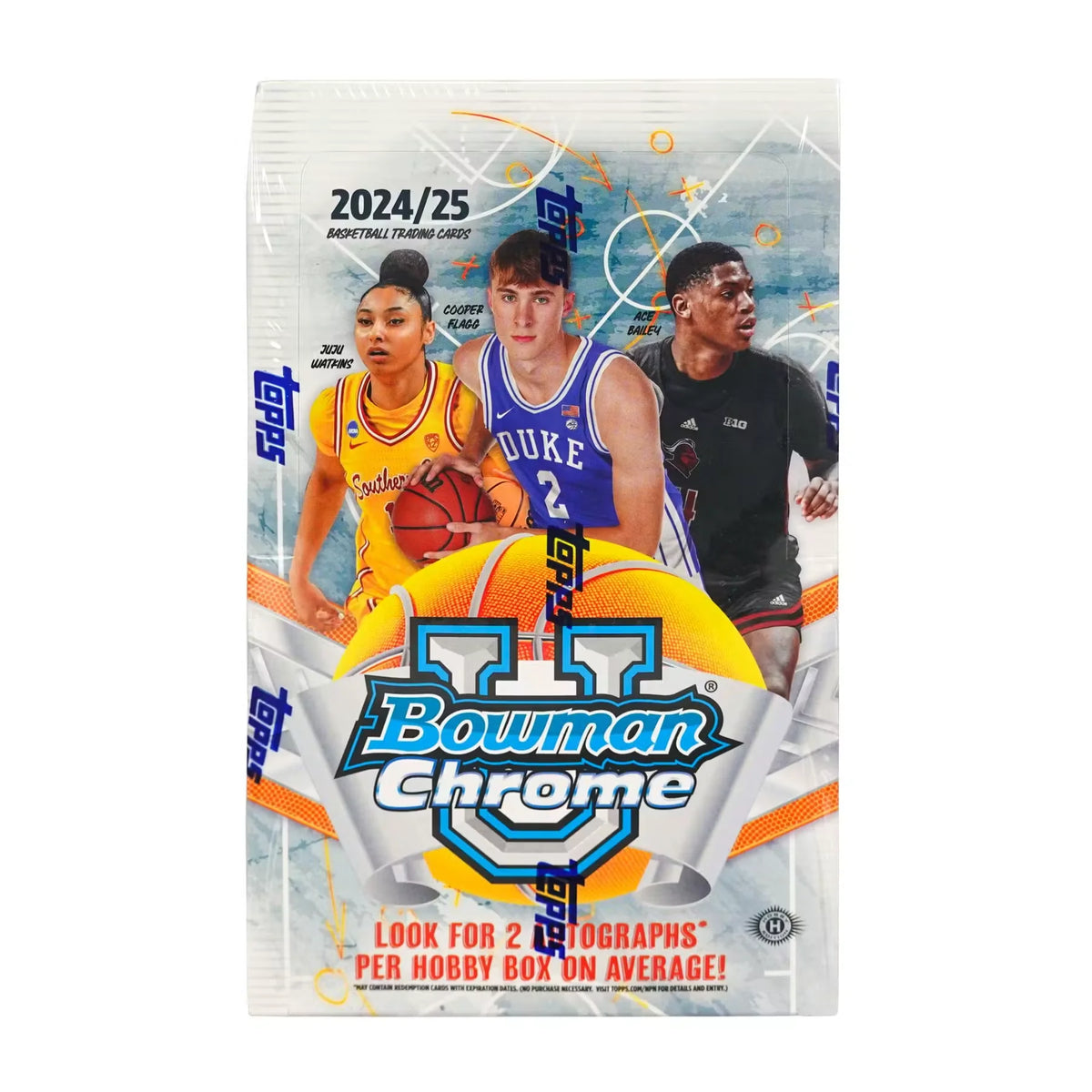 2024-25 Bowman University Chrome Basketball Hobby Box (Ships Sealed Only) - D | P6574046