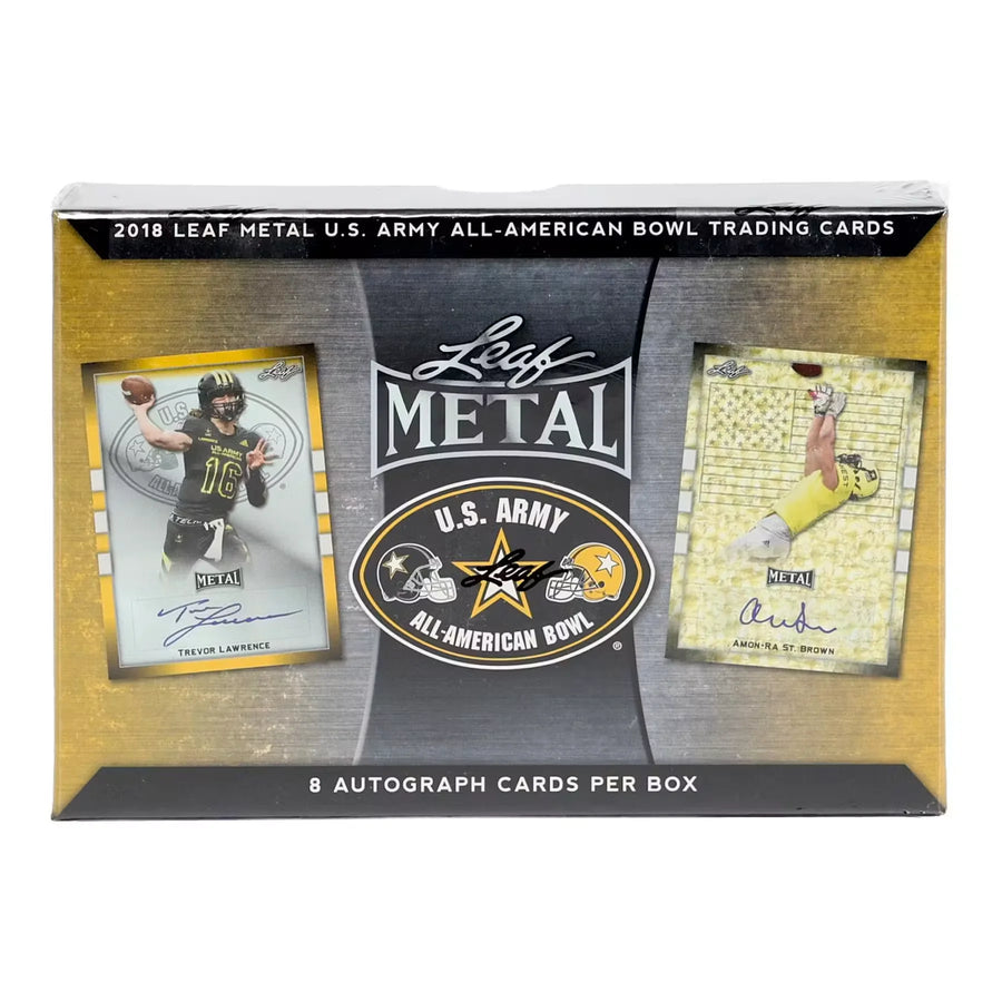 2018 Leaf Metal Army All-American Football Hobby Box (Ships Sealed Only) | P6574226