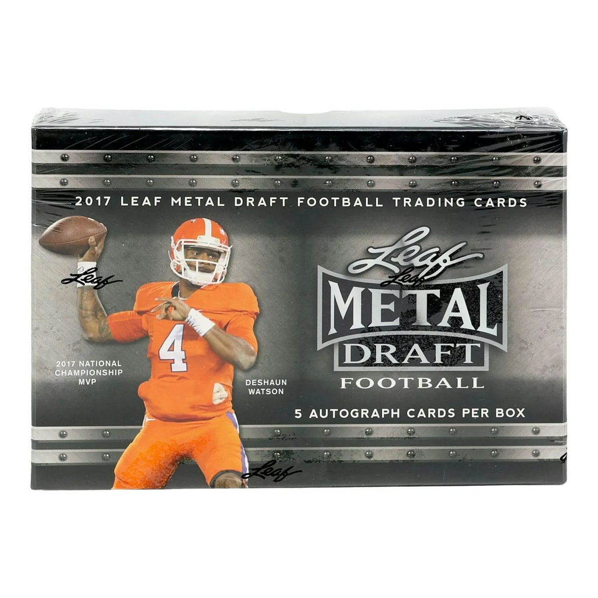 2017 Leaf Metal Draft Football Hobby Box (Ships Sealed Only) | P6574229