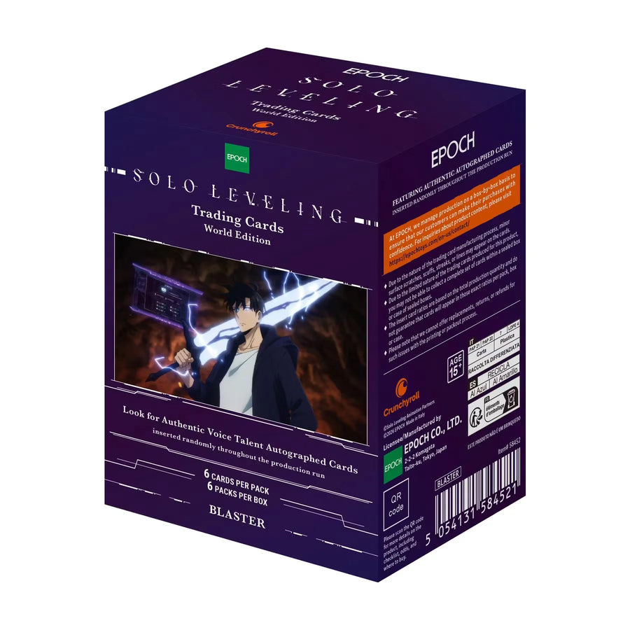 2026 Epoch Solo Leveling World Edition Blaster Box | 12 Voice Actor Autographs | P6576727