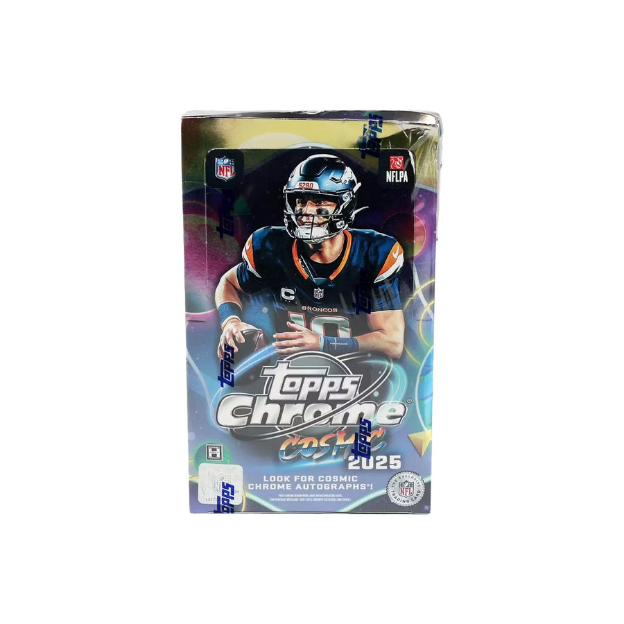 2025 Topps Cosmic Chrome Football Hobby Box | Slightly Damaged (Ships Sealed Only)