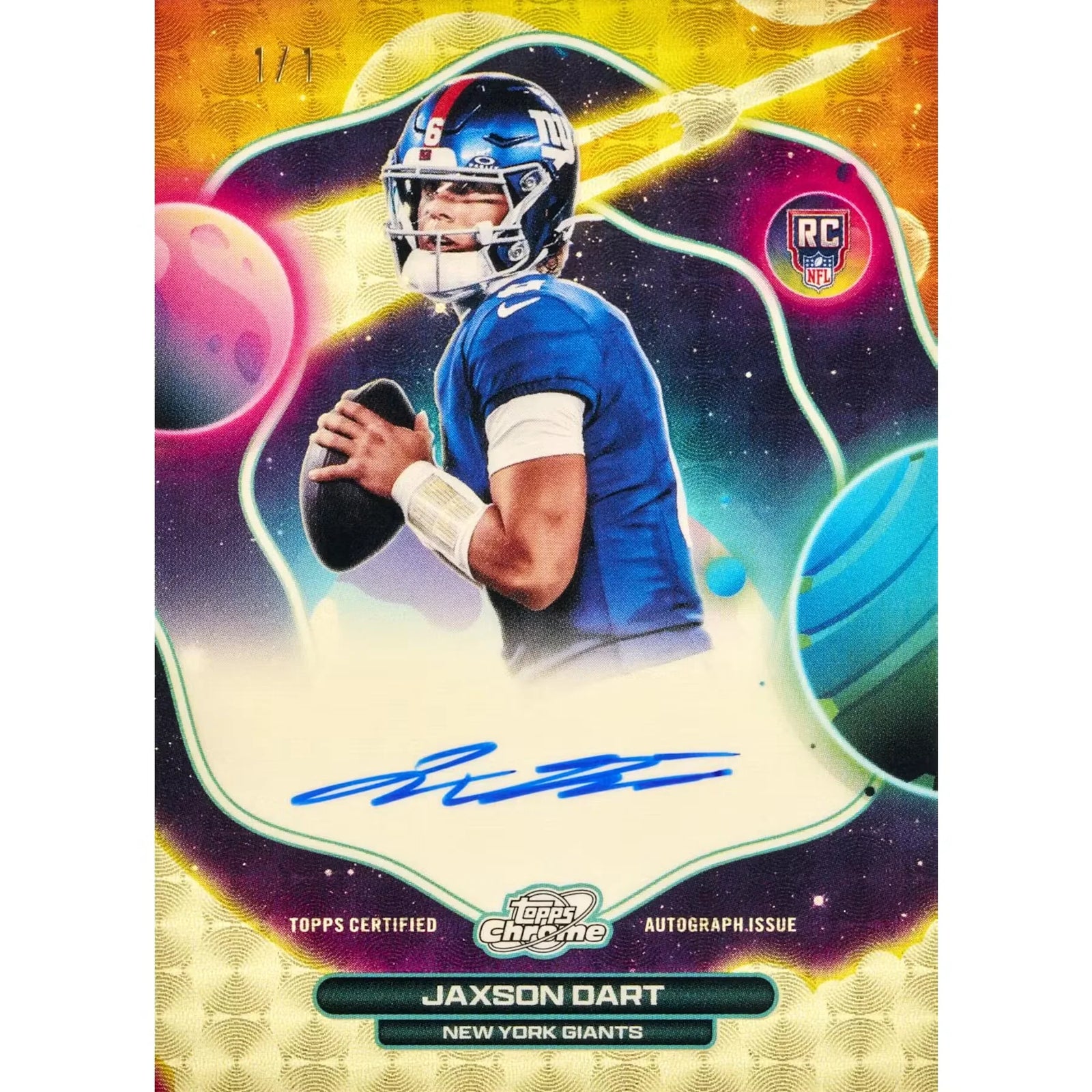 2025 Topps Cosmic Chrome Football Hobby Box | Slightly Damaged (Ships Sealed Only)