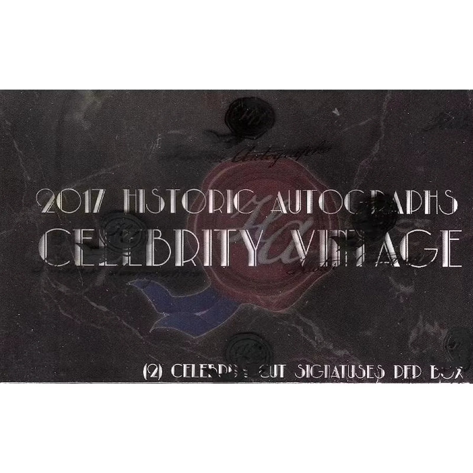 2017 Historic Autographs Celebrity Vintage Hobby Box
