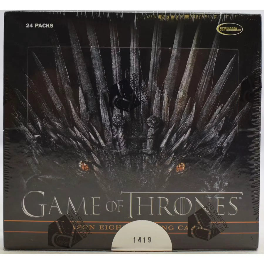 Game of Thrones Season 8 Trading Cards Hobby Box | 2020 Rittenhouse (Ships Sealed Only)