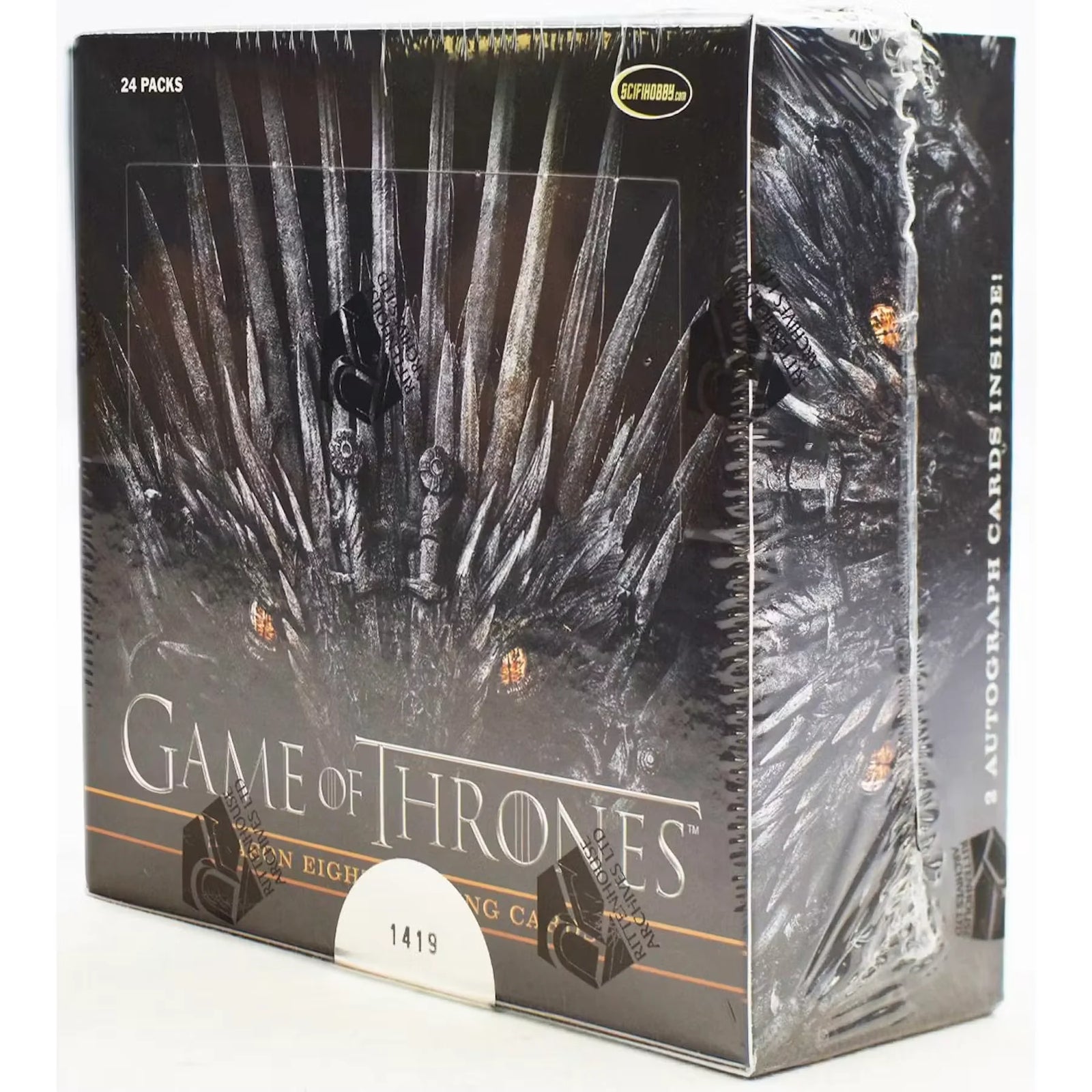 Game of Thrones Season 8 Trading Cards Hobby Box | 2020 Rittenhouse (Ships Sealed Only)