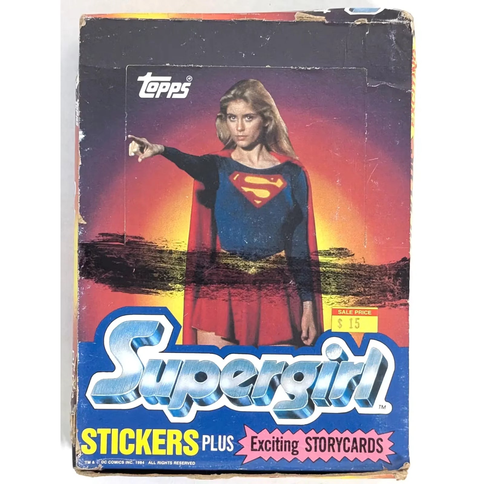 1984 Topps Supergirl Wax Box | X-Out (Ships Sealed Only)