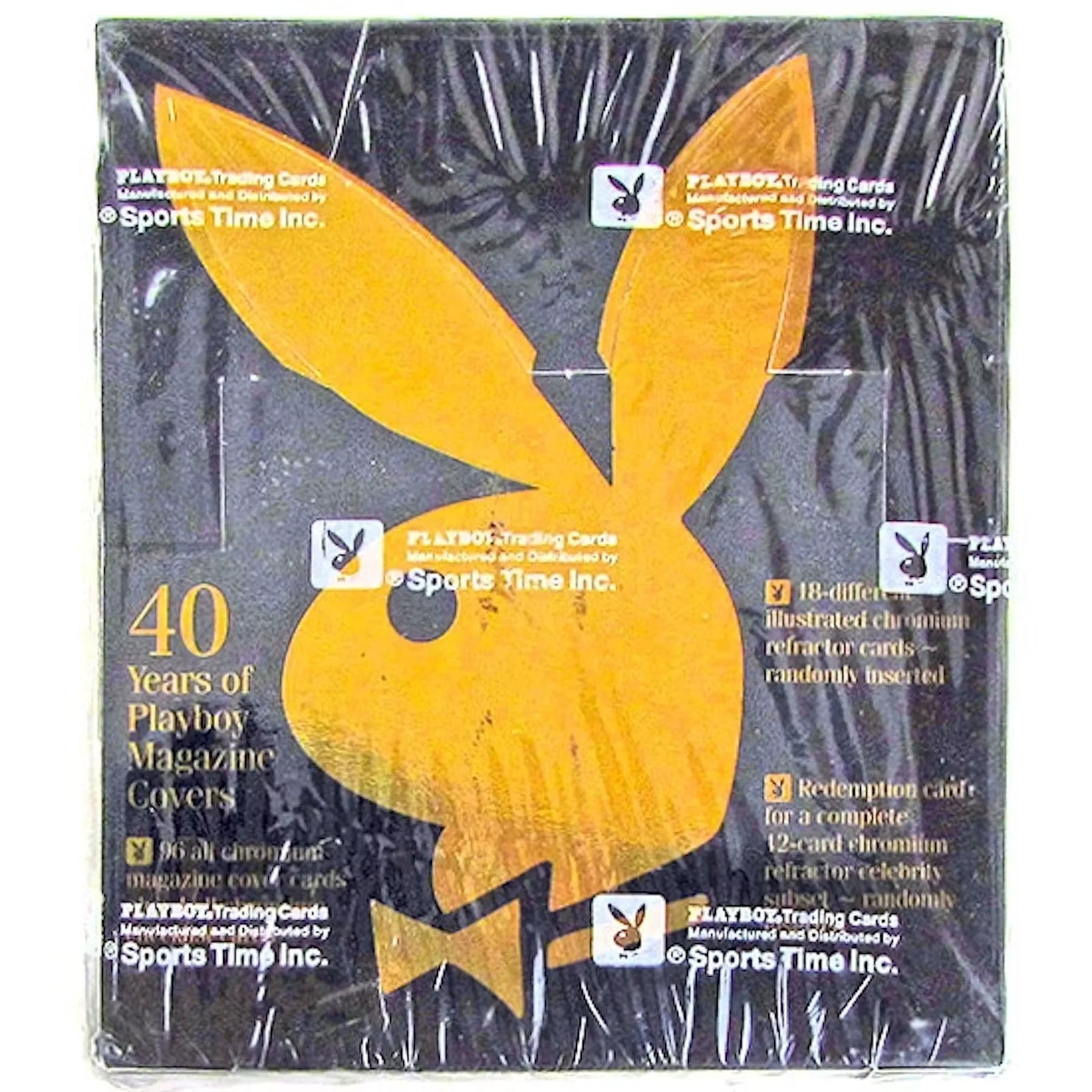 Playboy 1st Edition Chromium Cover Series Box | 1995 Sports Time (Ships Sealed Only)